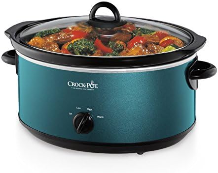 Crock-Pot 7 Quart Manual Slow Cooker – Turquoise 0R0M