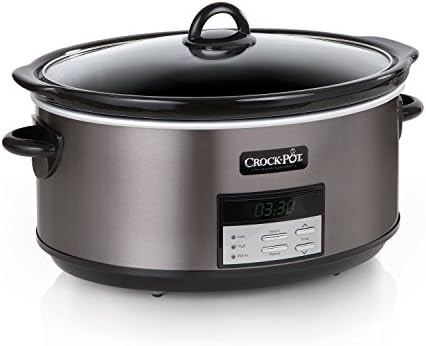 Crock-Pot 8 Quart Programmable Slow Cooker with Auto Warm WV02
