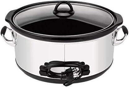 Crock-Pot 7 Quart Programmable Slow Cooker – Polished Platinum 3R4E