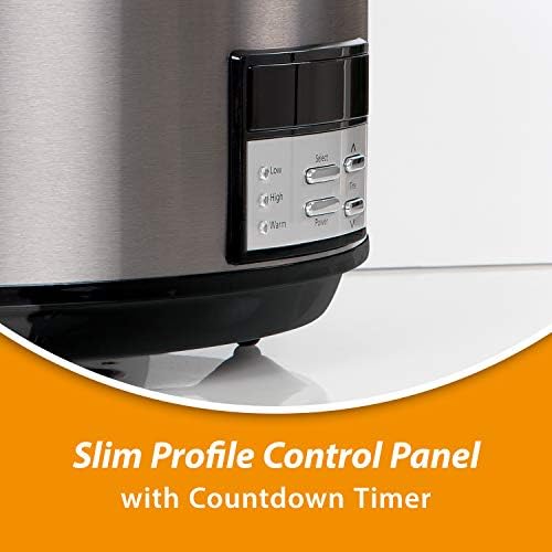 Crock-Pot 8 Quart Programmable Slow Cooker with Auto Warm WV02