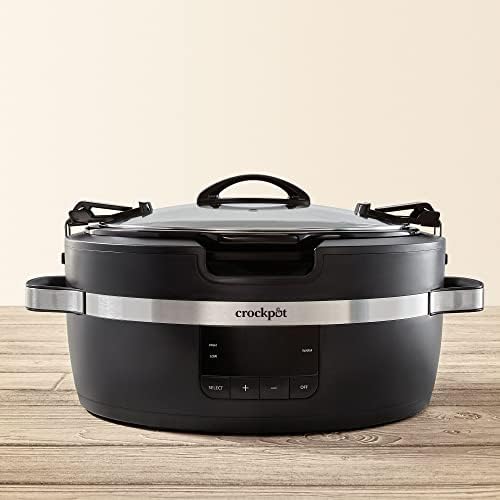 Crock-Pot Thermoshield 6 Quart Slow Cooker with Carry Handles VHID