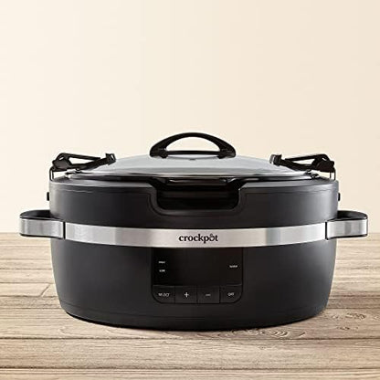 Crock-Pot Thermoshield 6 Quart Slow Cooker with Carry Handles VHID