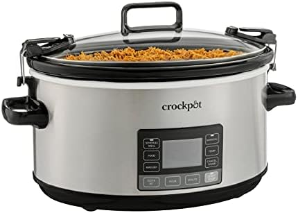Crock-Pot 7 Quart Portable Programmable Slow Cooker with Timer AATY