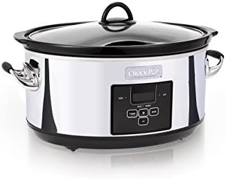 Crock-Pot 7 Quart Programmable Slow Cooker – Polished Platinum 3R4E