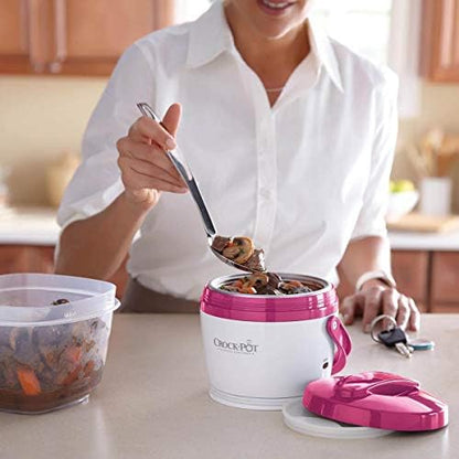 Crock-Pot Lunch Crock Portable Food Warmer 20oz – Pink ASEP