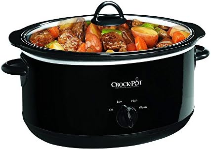 Crock-Pot 8 Quart Manual Slow Cooker – Black 89KT
