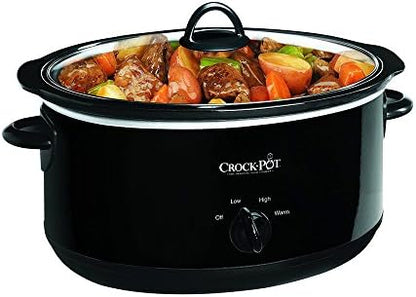 Crock-Pot 8 Quart Manual Slow Cooker – Black 89KT