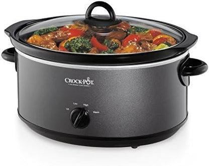 Crock-Pot 7 Quart Slow Cooker – Charcoal VLGW