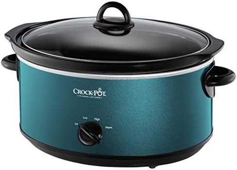 Crock-Pot 7 Quart Manual Slow Cooker – Turquoise 0R0M