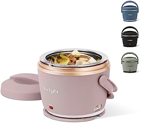 Crock-Pot Electric Lunch Box Food Warmer 20oz – Blush Pink 9P2Q