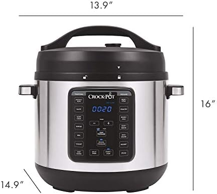 Crock-Pot 8 Quart Express Crock Multi-Use Pressure Cooker YSO8
