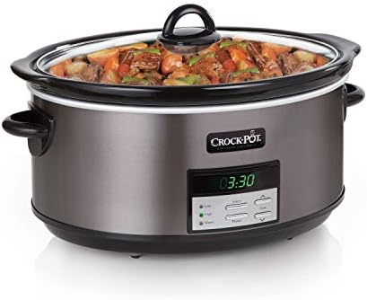 Crock-Pot 8 Quart Programmable Slow Cooker with Auto Warm WV02