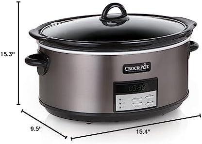 Crock-Pot 8 Quart Programmable Slow Cooker with Auto Warm WV02