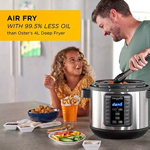 Crock-Pot Express Crisp 8 Quart 10-in-1 Pressure Cooker M2QL