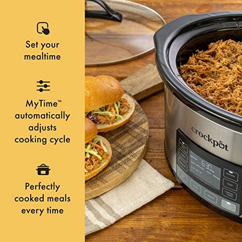 Crock-Pot MyTime 6 Quart Programmable Slow Cooker 3L7X