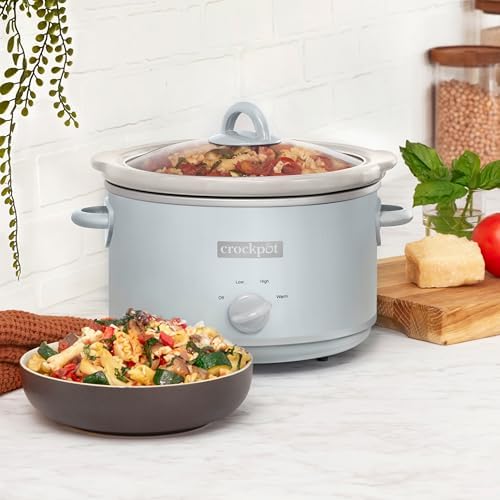 Crock-Pot 4.5 Quart Manual Slow Cooker – Macaroon Blue LK7W