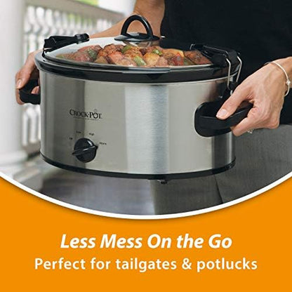 Crock-Pot Cook & Carry 6 Quart Portable Slow Cooker N5WJ