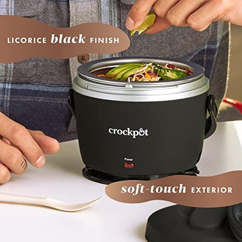 Crock-Pot Electric Lunch Box Food Warmer 20oz – Black I3MM
