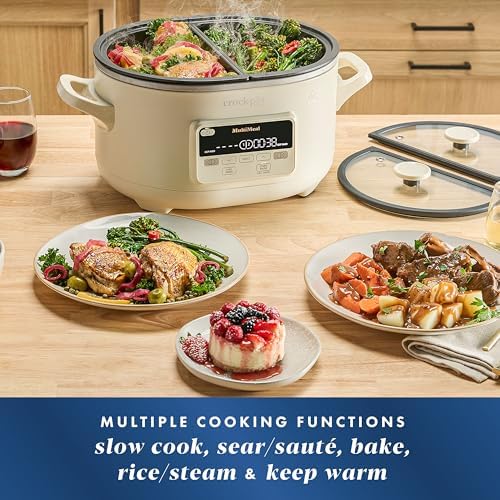 Crock-Pot MultiMeal Multicooker with Programmable Slow Cooker RKSX