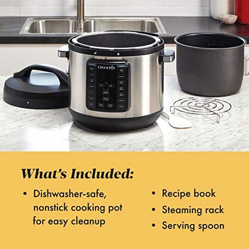 Crock-Pot 8 Quart Express Crock Multi-Use Pressure Cooker YSO8