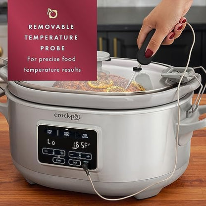 Crock-Pot 7 Quart Programmable Cook & Carry Slow Cooker GEBX