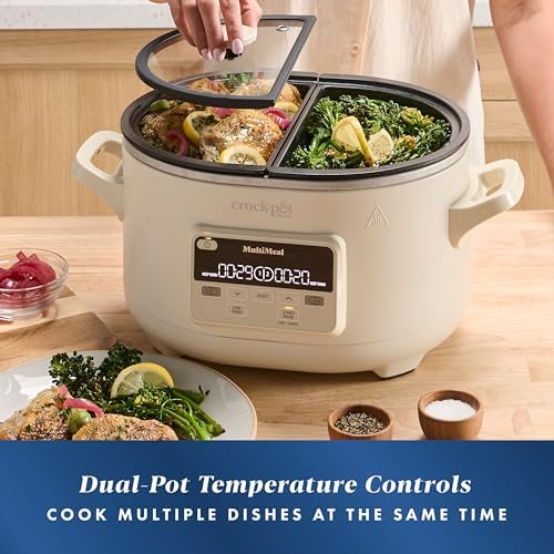Crock-Pot MultiMeal Multicooker with Programmable Slow Cooker RKSX