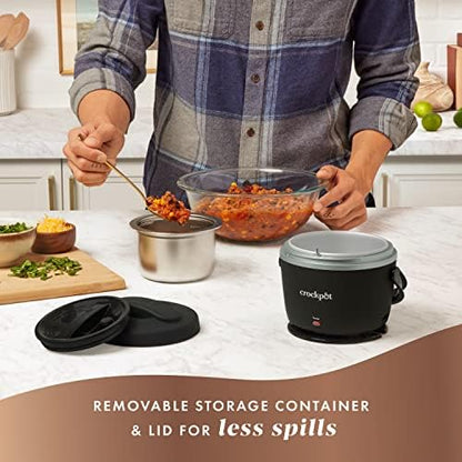Crock-Pot Electric Lunch Box Food Warmer 20oz – Black I3MM