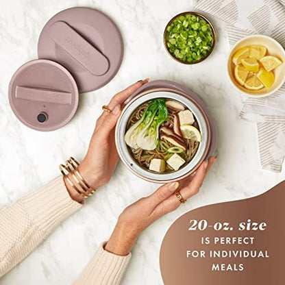 Crock-Pot Electric Lunch Box Food Warmer 20oz – Blush Pink 9P2Q