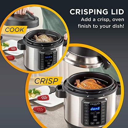 Crock-Pot Express Crisp 8 Quart 10-in-1 Pressure Cooker M2QL