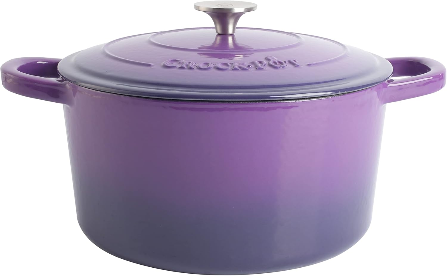 Crock-Pot 3 Quart Enameled Cast Iron Dutch Oven – Aqua V9VG
