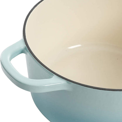 Crock-Pot 3 Quart Enameled Cast Iron Dutch Oven – Aqua V9VG