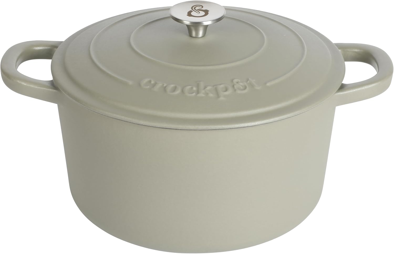 Crock-Pot 3 Quart Enameled Cast Iron Dutch Oven – Aqua V9VG