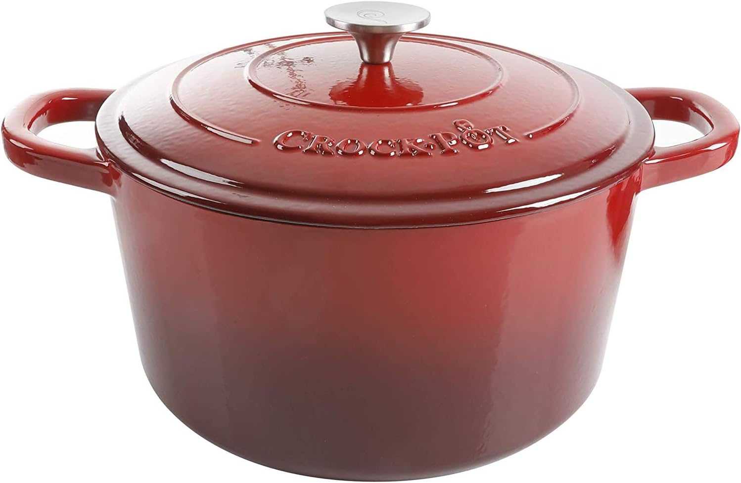 Crock-Pot 3 Quart Enameled Cast Iron Dutch Oven – Aqua V9VG