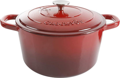 Crock-Pot 3 Quart Enameled Cast Iron Dutch Oven – Aqua V9VG