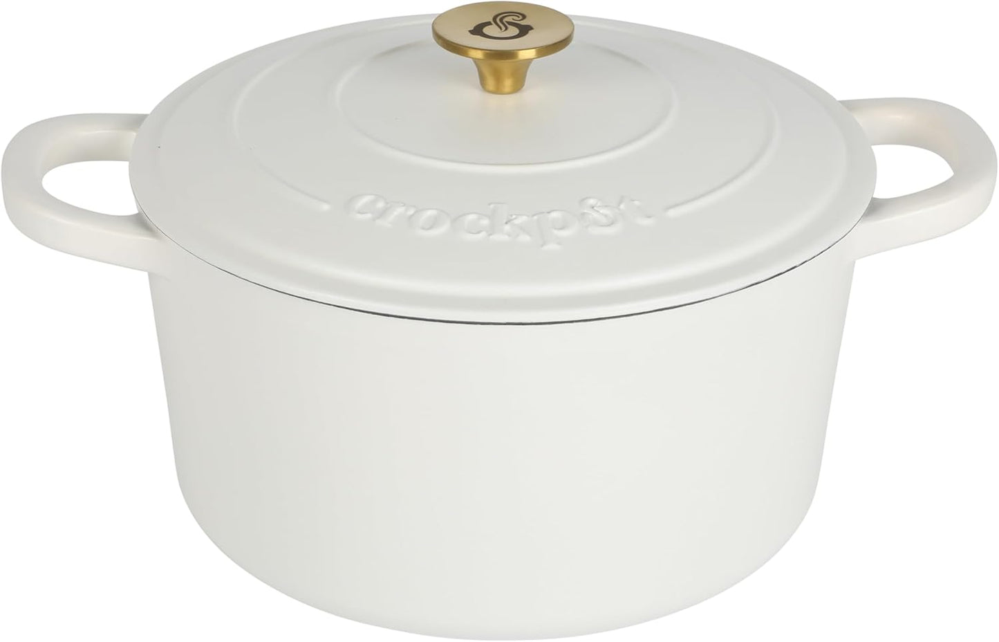 Crock-Pot 3 Quart Enameled Cast Iron Dutch Oven – Aqua V9VG