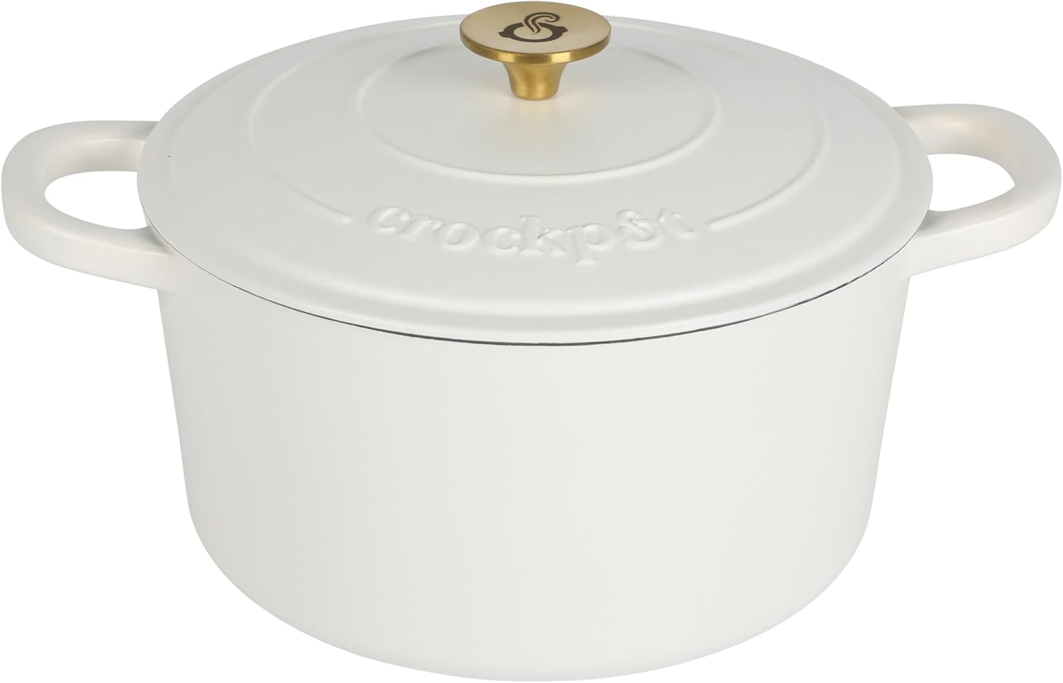 Crock-Pot 3 Quart Enameled Cast Iron Dutch Oven – Aqua V9VG