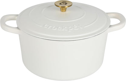 Crock-Pot 3 Quart Enameled Cast Iron Dutch Oven – Aqua V9VG