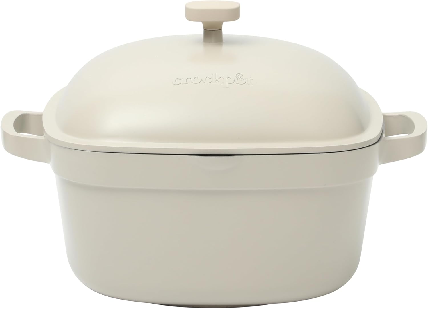 Crock-Pot 3 Quart Enameled Cast Iron Dutch Oven – Aqua V9VG