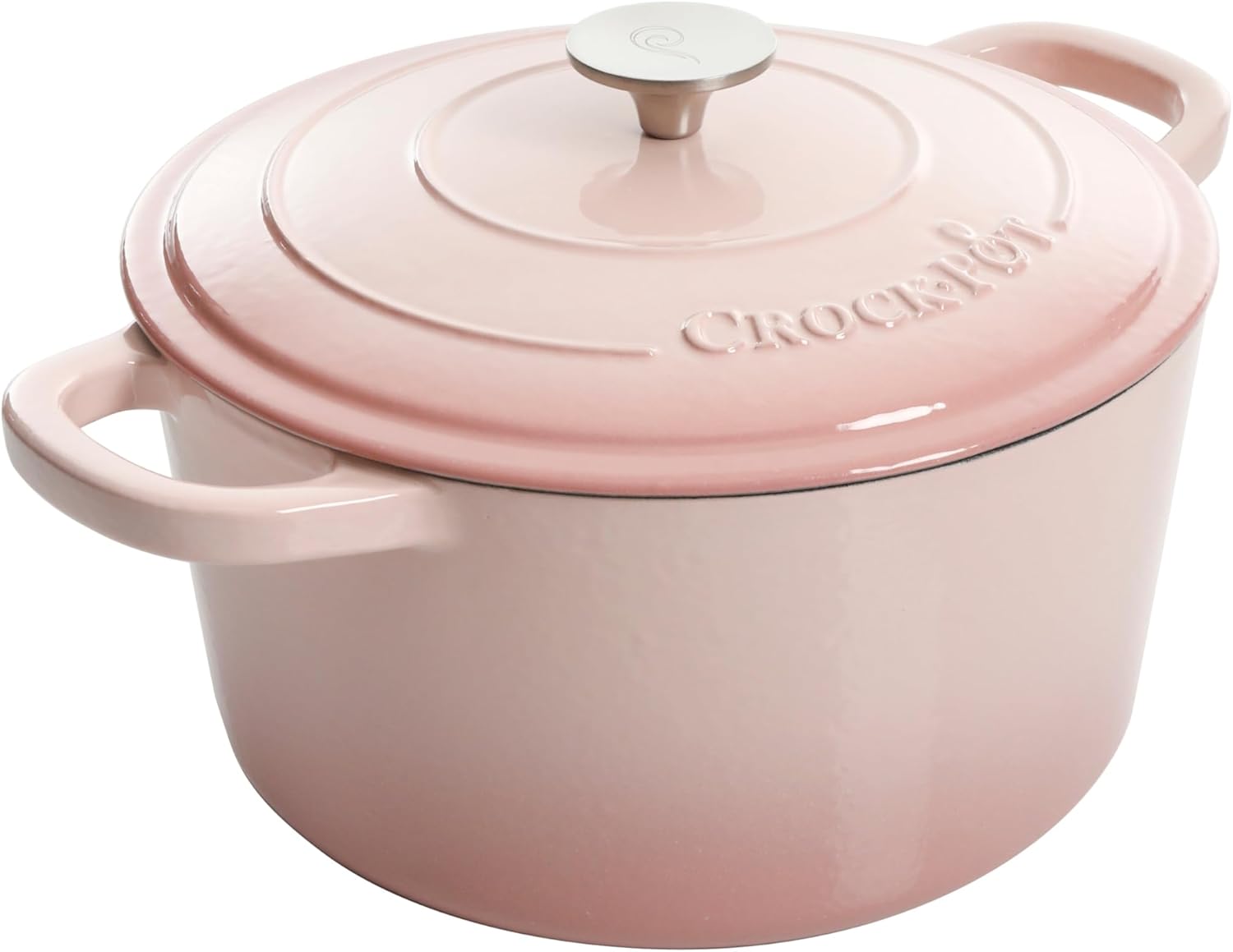 Crock-Pot 3 Quart Enameled Cast Iron Dutch Oven – Aqua V9VG