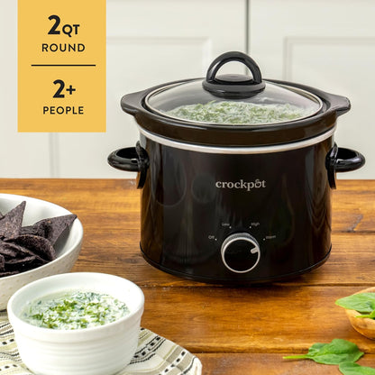 Crock-Pot 2 Quart Mini Slow Cooker – Classic Compact Cooker Y6OH