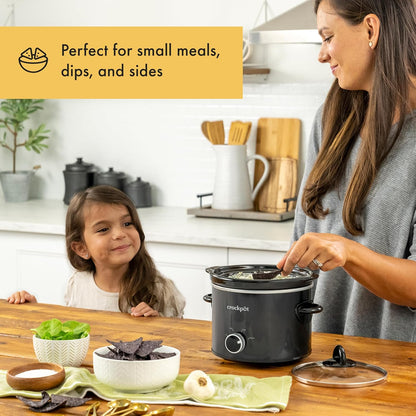 Crock-Pot 2 Quart Mini Slow Cooker – Classic Compact Cooker Y6OH